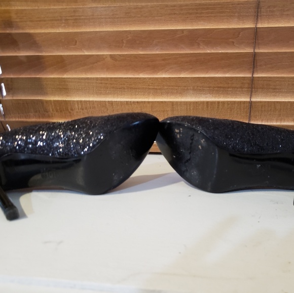 Nina Black glitter heels - Picture 5 of 6